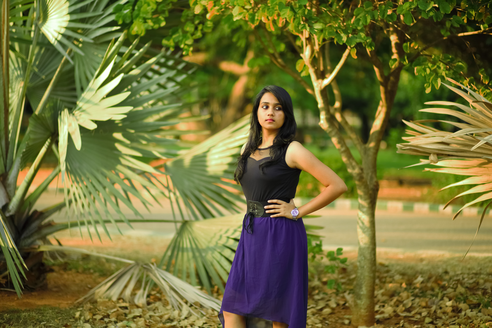 Fashion Model in the Outdoors